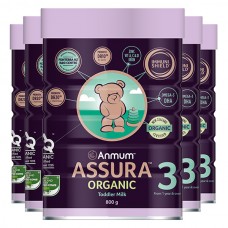 【新西兰直邮】Anmum 安满Assura有机婴儿奶粉3段800g 6罐一箱 (需要身份证号码发货)